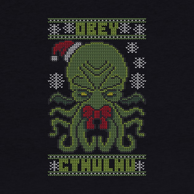 Obey Cthulhu Sweater by jrberger